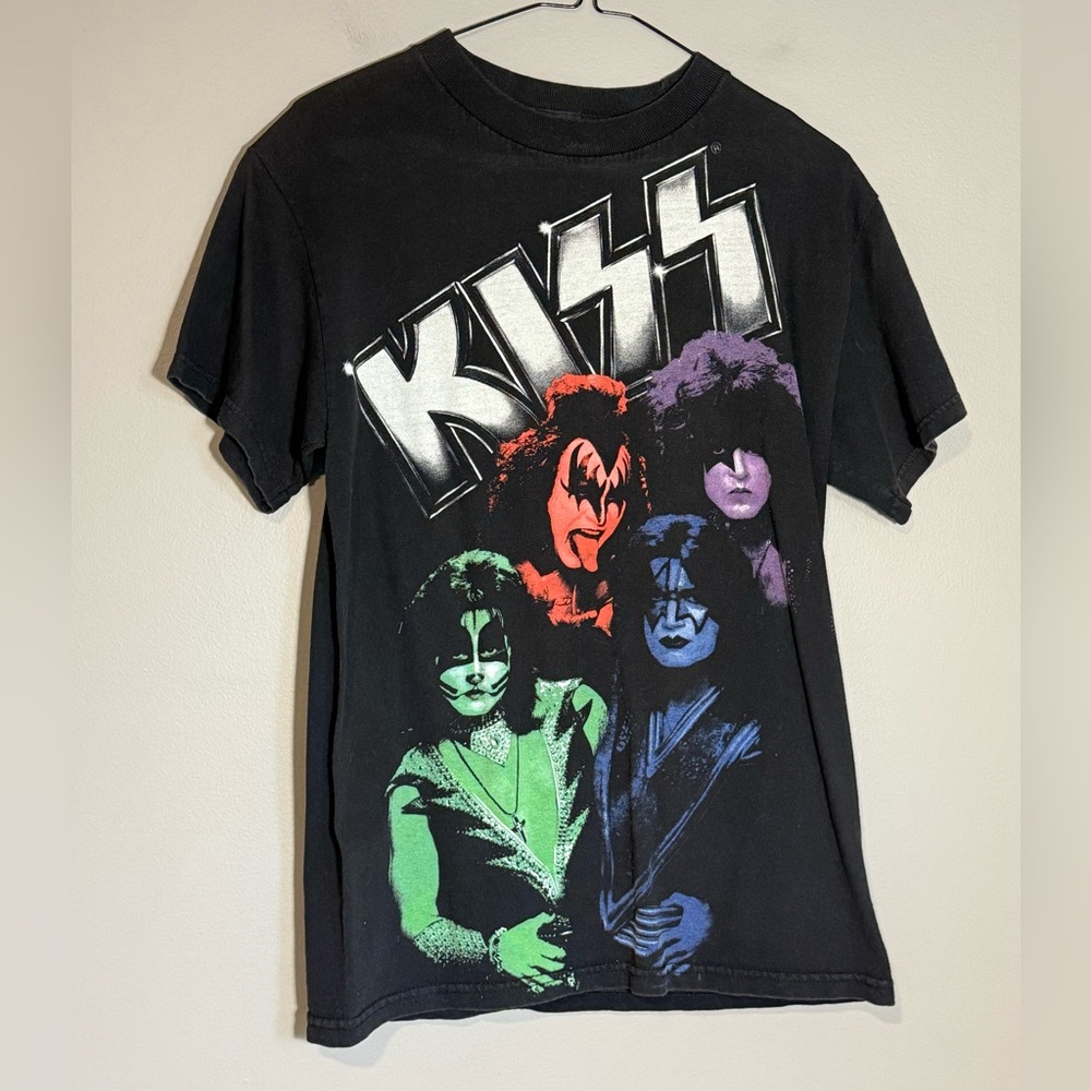 KISS Vintage Style Band Tee Live Nation Size S